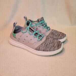 Under Armor Womens Charged 24 7 Gray Running Tennis Shoes Sneakers size 6